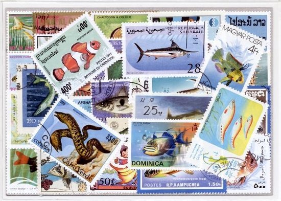 Wereld - Leuke verzameling Dieren postfris op postzegels. - Catawiki
