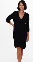 Only Jurk Onlmelton Life L/s Dress Knt 15230885 Black Dames Maat - L