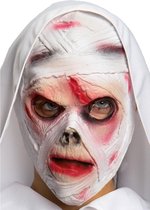 Carnival Toys Masker Bebloede Mummy Latex Wit/rood One-size