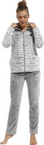 Pastunette Different Stripes Vrouwen Loungewearset - Grey - Maat 46