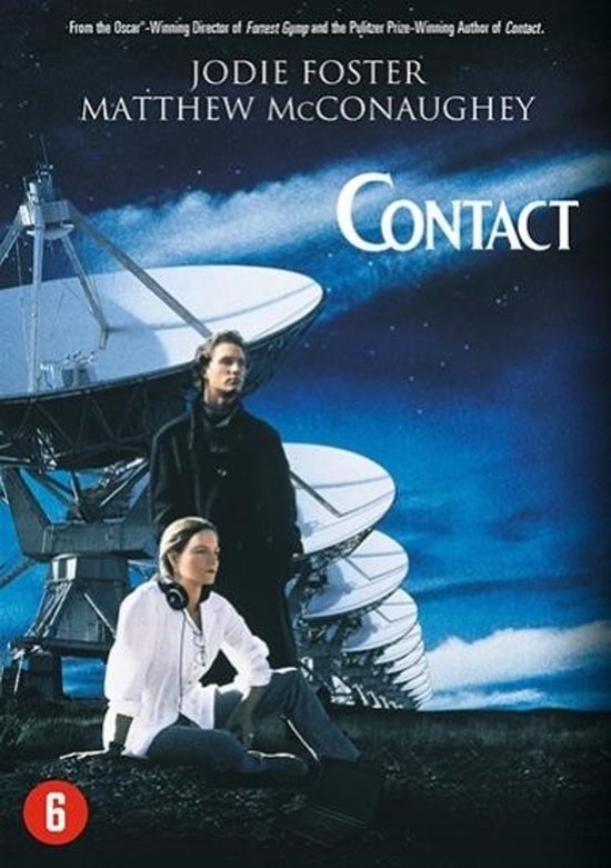 DVD hoes Contact met Jodie Foster en Matthew McConaughey voor schotelantennes.