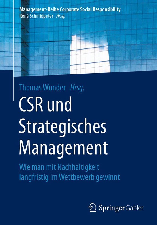 Management-Reihe Corporate Social Responsibility - CSR und S ... - cover