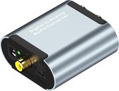 HW-25DA R/L Digitaal naar analoog audioconverter met 3,5 mm jack SPDIF audiodecoder met glasvezel + USB-kabel