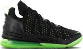 Nike LeBron 18 XVIII - Dunkman - Heren Basketbalschoenen Sneakers Sport Schoenen Zwart CQ9283-005 - Maat EU 44 US 10