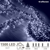 Kerstverlichting - Kerstboomverlichting - Clusterverlichting - Kerstversiering - Kerst - 1500 LED's - 30 meter - Wit