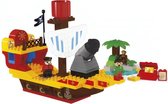 bouwset piratenschip 100-delig