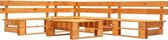 Medina 4-delige Loungeset pallet hout honingbruin