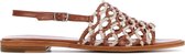 Allan K Vrouwen Leren    Sandalen / Damesschoenen Hope Links - Cognac - Maat 38