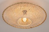 Lumidora Plafondlamp 74517 - E27 - Bruin - Beige - Naturel - Riet - ⌀ 40 cm