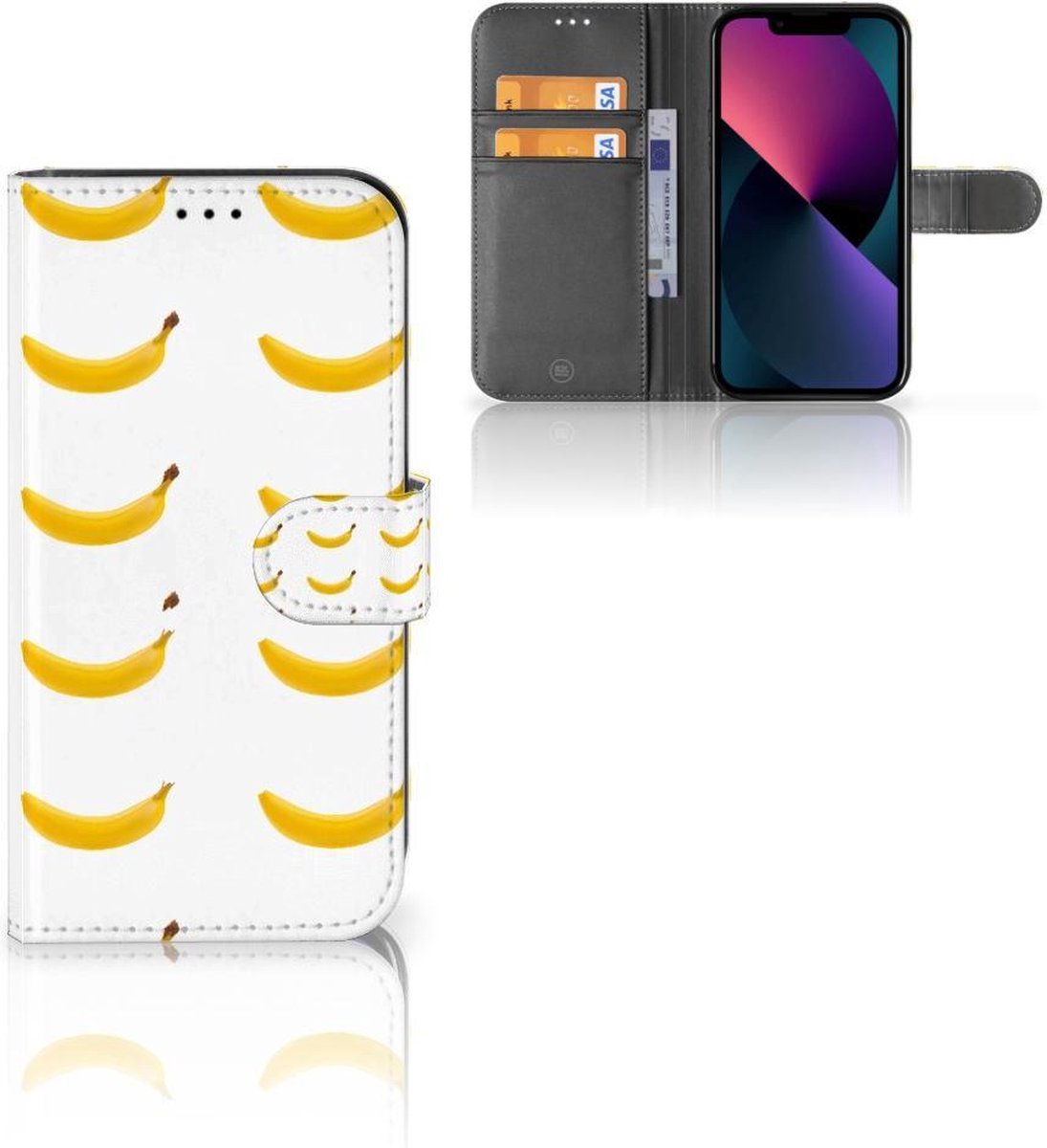 Apple iPhone 13 Book Cover Banana