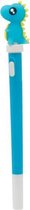 pen met LED lampje Spin jongens 18 cm blauw