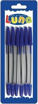 balpennen 15 cm blauw 6 stuks