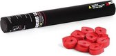 TCM FX - Confetti Kanon - Shooter - Confettikanon - Confettikanonnen - Handheld Streamer 50cm red - Party Popper