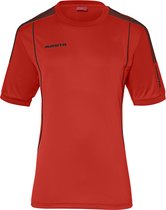 Masita | Sport T-shirt Dames & Heren Korte Mouw - Voetbalshirts Kinderen - Teamline Barça - RED/BLACK - S