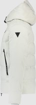 Purewhite -  Heren Regular Fit Puffer  Jas  - Wit - Maat S