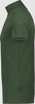 Purewhite -  Heren Slim Fit    T-shirt  - Groen - Maat L