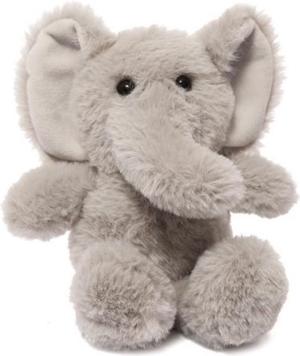 Afbeelding van product softtouch  knuffel olifant junior 15 cm polyester grijs