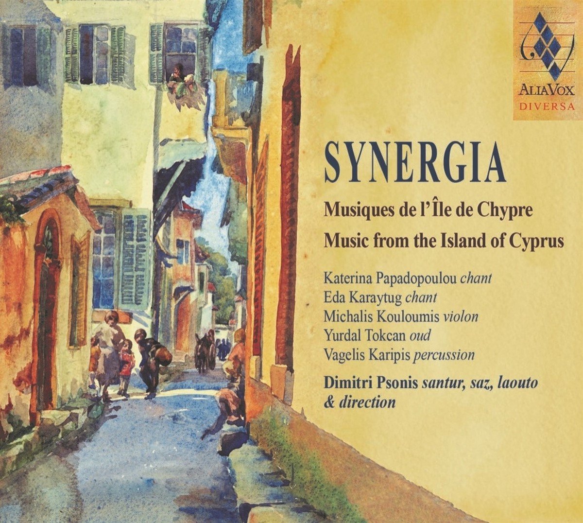Dimitri Psonis, Katerina Papadolpoulou - Synergia Music From Cyprus (CD)