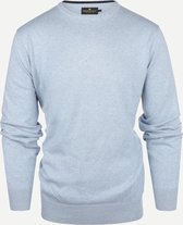 Steppin' Out Herfst/Winter 2021 Trui Cotton Cashmere Rneck Mannen - Regular Fit - Katoen - Blauw (3XL)