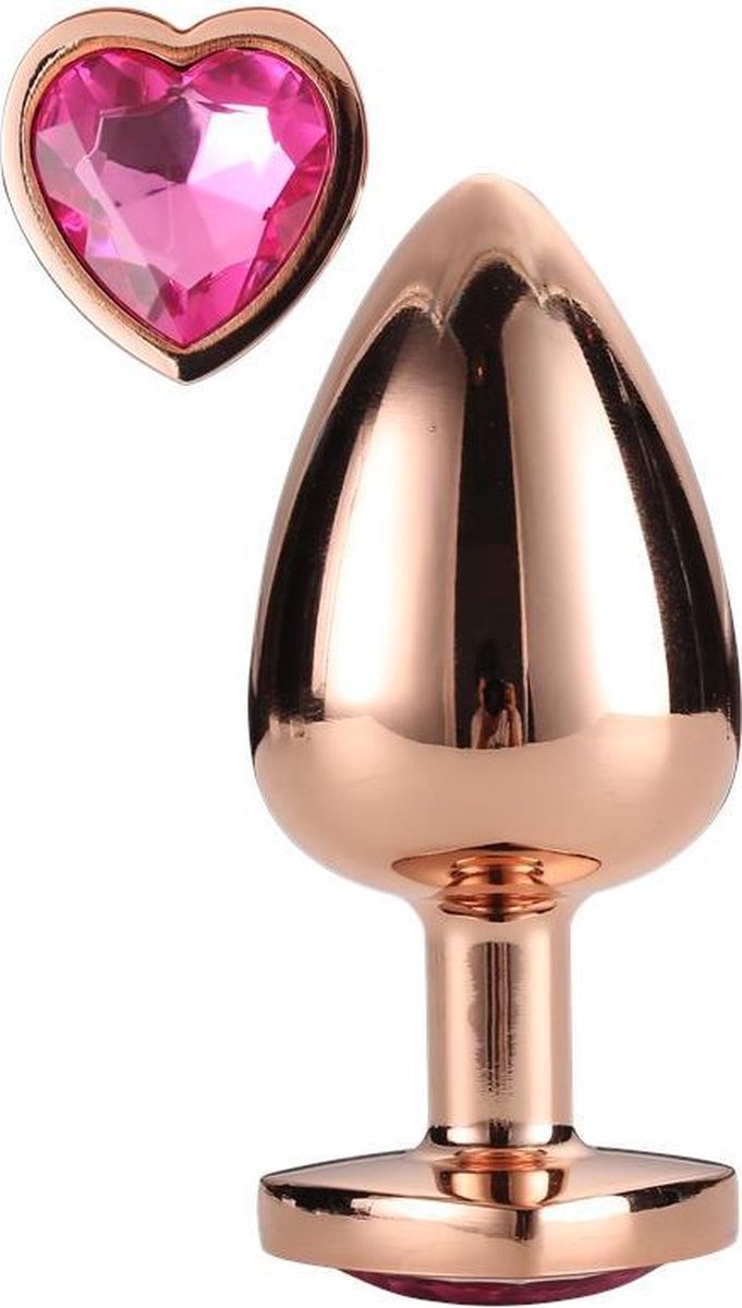 Goedkoopste GlamourLove Plug Rose-goud L