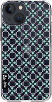 Casetastic Apple iPhone 13 mini Hoesje - Softcover Hoesje met Design - Clover Print