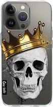 Casetastic Apple iPhone 13 Pro Hoesje - Softcover Hoesje met Design - Royal Skull Print