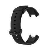 Voor Geschikt voor Xiaomi Watch Mi Watch Lite / Redmi Watch siliconen sportarmband (zwart)
