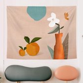 Stoffen wandtapijten overdreven abstracte stijl hangende achtergrond die doek bedekken, afmeting: 200x150cm (GRS-6008)