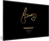 Fotolijst incl. Poster - F1 - Zandvoort - Circuit - 30x20 cm - Posterlijst - Cadeau voor man
