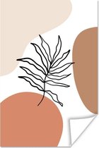 Affiche Pastel - Feuille - Taches - 80x120 cm
