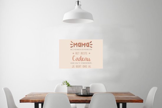 Affiche Mère - Citations - Proverbes - Maman tu nous as déjà - 90x60 cm