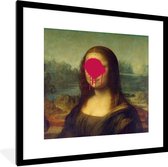 Fotolijst incl. Poster - Mona Lisa - Leonardo da Vinci - Kunst - 40x40 cm - Posterlijst