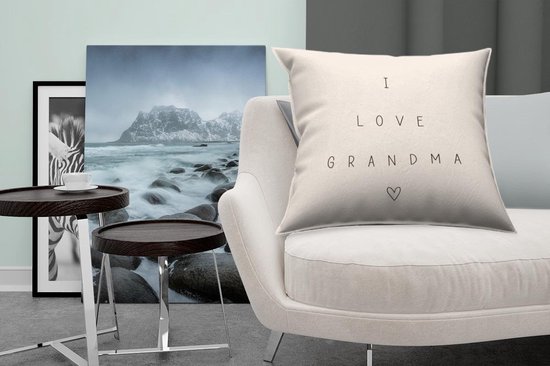 Cadeau pour grand-mère - J'aime grand-mère - Rose