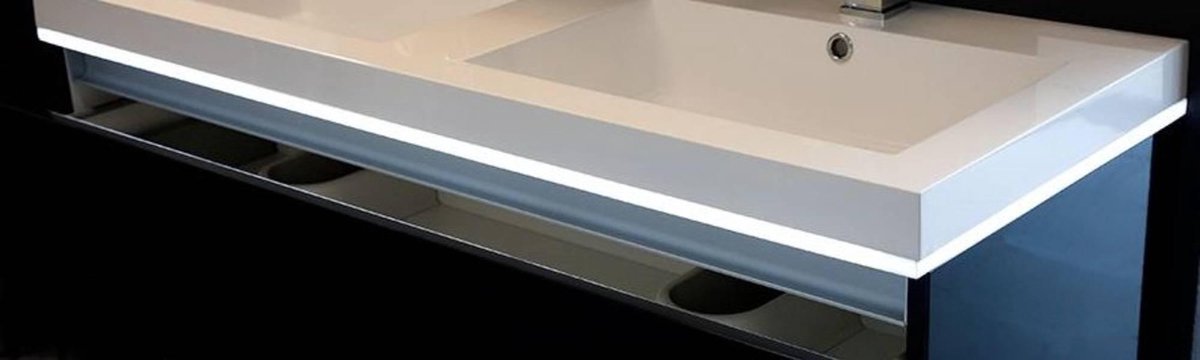 Saqu Led line onderkast LED-verlichting 100x46 cm
