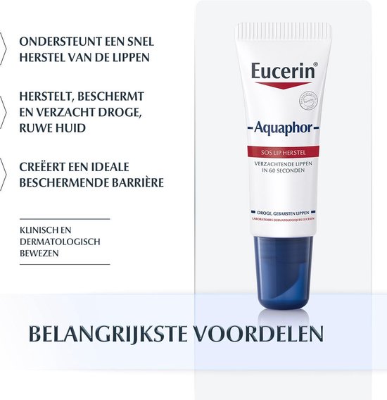 Eucerin Aquaphor SOS Lip Herstel - Lippenbalsem