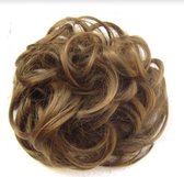 Messy hair bun scrunchie Curly Haar Wrap Extension knot