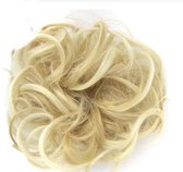 Messy hair bun scrunchie Curly Haar Wrap Extension knot