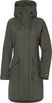 Didriksons - Regenparka 6 voor dames - Thelma - Donkergroen - maat 48