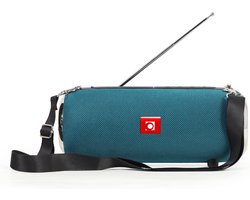 Gembird Draagbare Bluetooth Speaker met Antenne - Compact Groen Design - Veelzijdige Connectiviteit