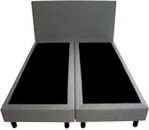 Bedworld Boxspring 200x220 - Lederlook - Blauw (MD976)