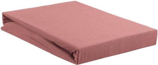Beddinghouse Jersey - Topper - Hoeslaken - Eenpersoons - 70/90x200/210 cm - Pink