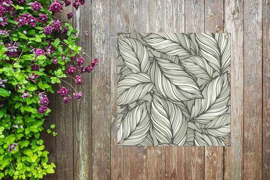 Toile de jardin Nature - Motif - Feuilles - 100x100 cm
