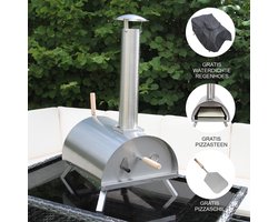 Pizza oven - Buiten - Tafel model - Inclusief pizzasteen/regenhoes/pizzaschep Image