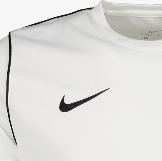 Nike Dri-FIT Mannen Sportshirt - White/Black/Black - Maat M