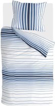 Byrklund Dekbedovertrek Beach Feel with Stripes - 135x200 - 100% Katoen - Blauw / Wit