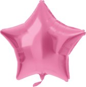 Folat - Folieballon Ster Mat Roze - 48 cm