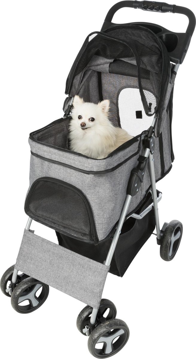 YITAHOME 3-in-1 Wandelwagen Voor Huisdieren – Luxe Honden- En Kattenbuggy Met Stevig Aluminium Frame En 600D Oxford Doek