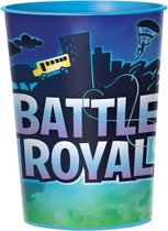 feestbeker battle royal blauw 473 ml