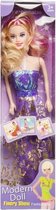 tienerpop fashion paars 33 cm
