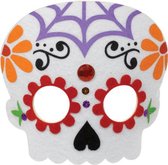 masker doodshoofd vilt one-size